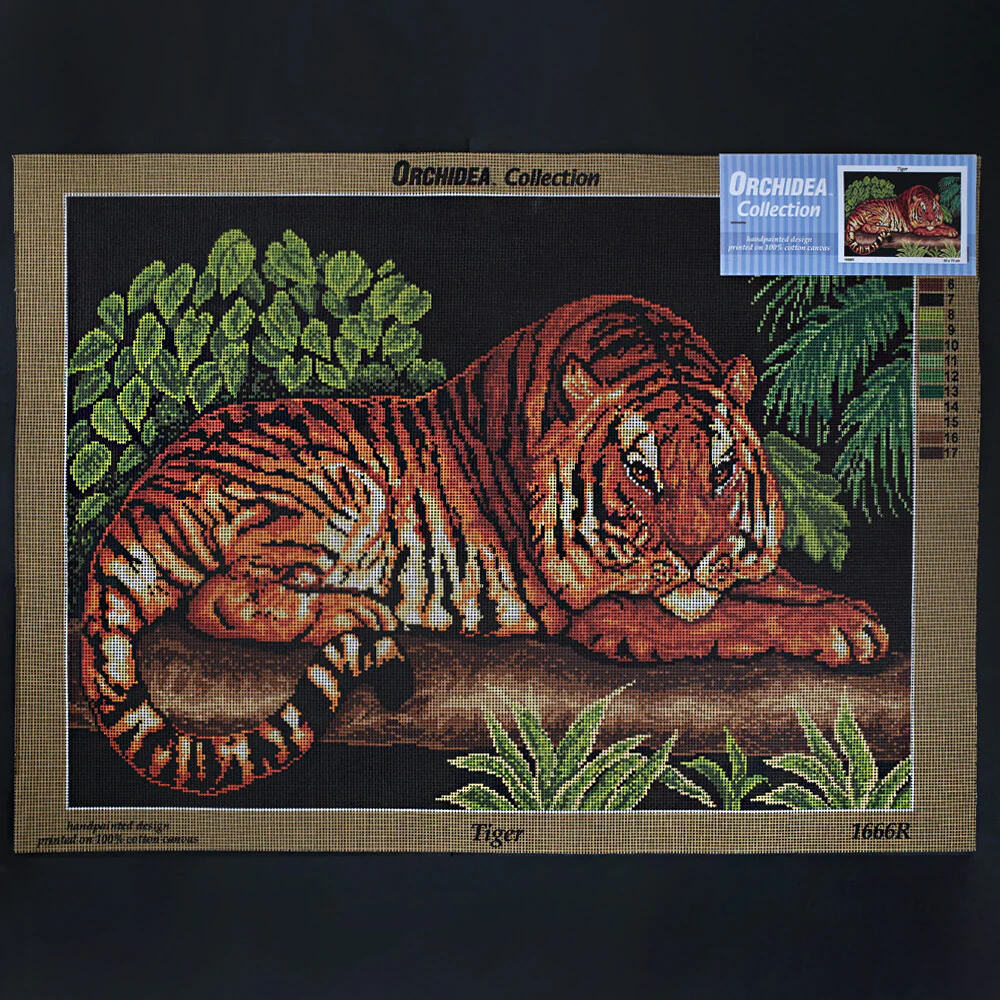 Orchidea 50x70 cm Tiger Printed Gobelin 1666R