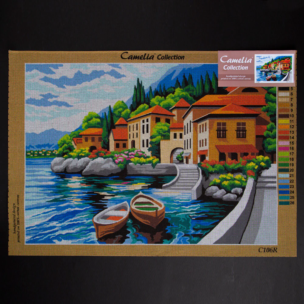 Orchidea 50x70cm Printed Gobelin, City by the Sea - C106R