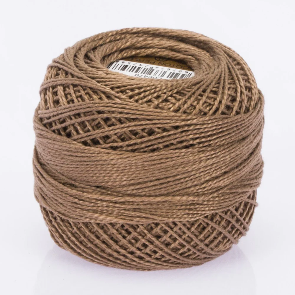 Madame Tricote Paris Koton Perle No:8 Embroidery Thread, Brown - 479