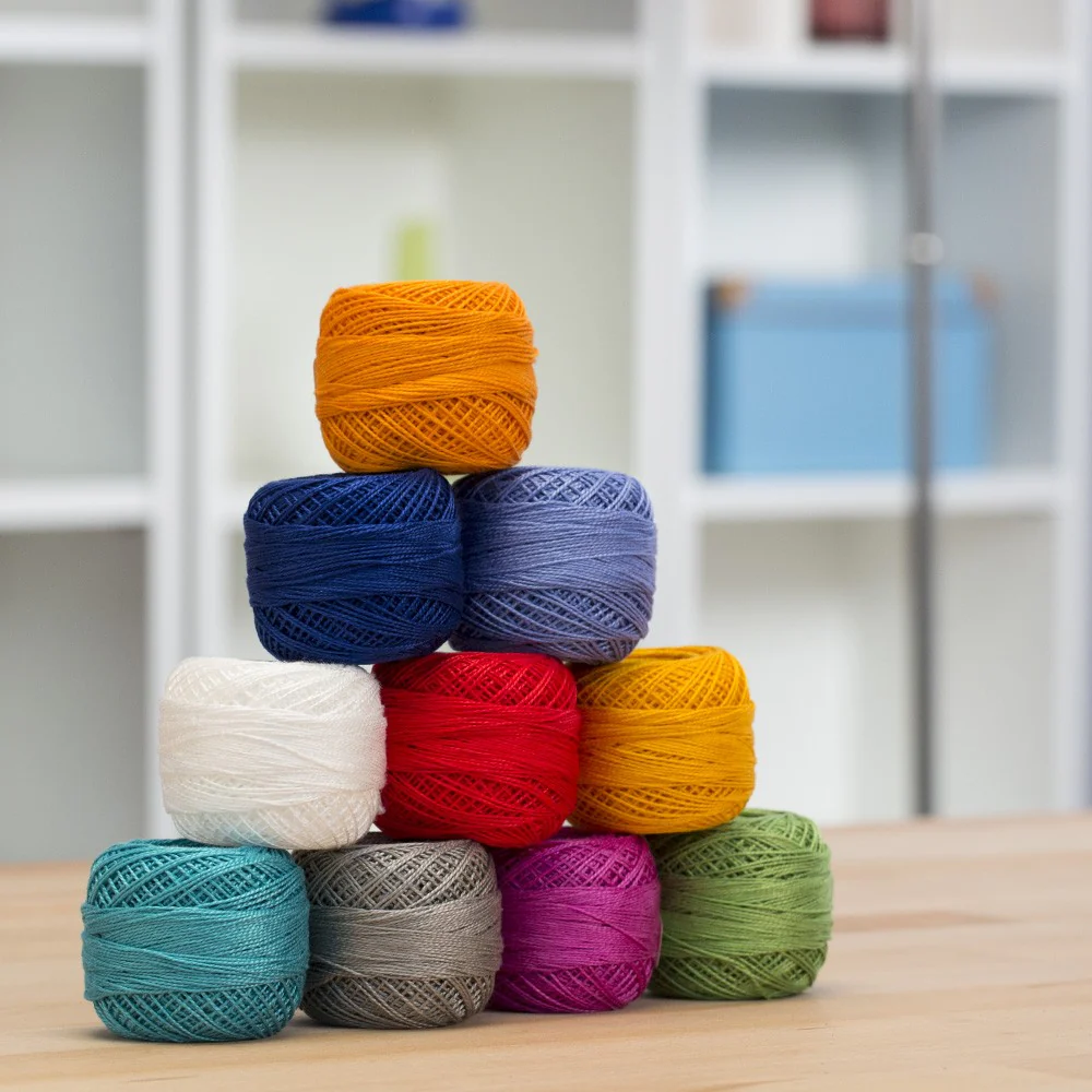 Madame Tricote Paris Koton Perle No:8 Embroidery Thread, Dark Blue - 4018 - Image 2