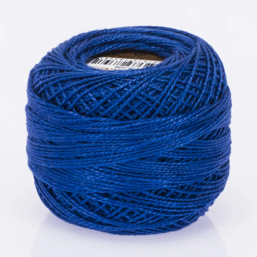 Madame Tricote Paris Koton Perle No:8 Embroidery Thread, Blue - 586