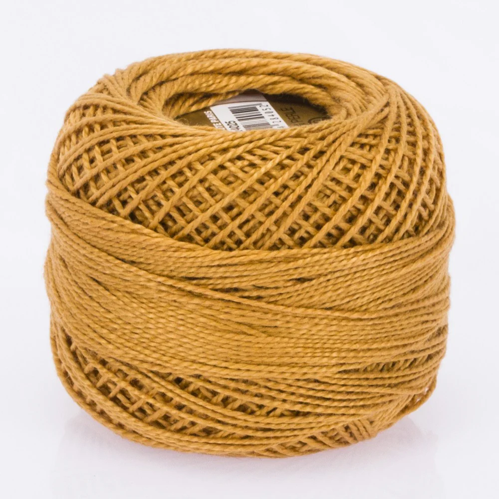 Madame Tricote Paris Koton Perle No:8 Embroidery Thread, Saffron - 4025