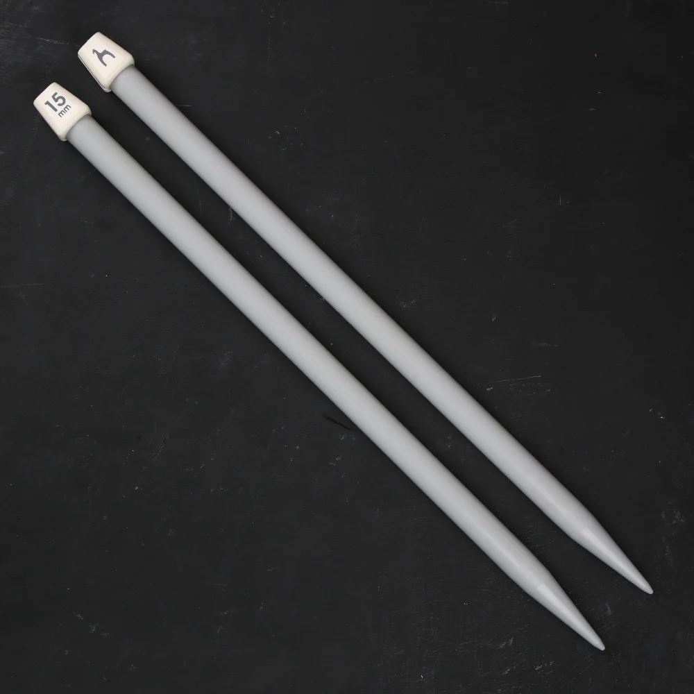 Pony 15 mm 35 cm Aluminum Knitting Needle - 33671 - Image 2