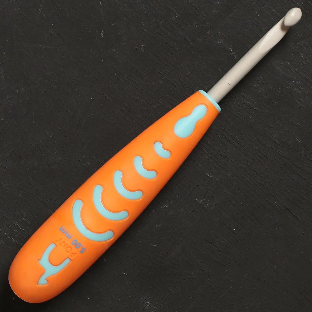 Pony 5 mm 13 cm Aluminium Crochet Hook with Soft Handle - 59811 - Image 2