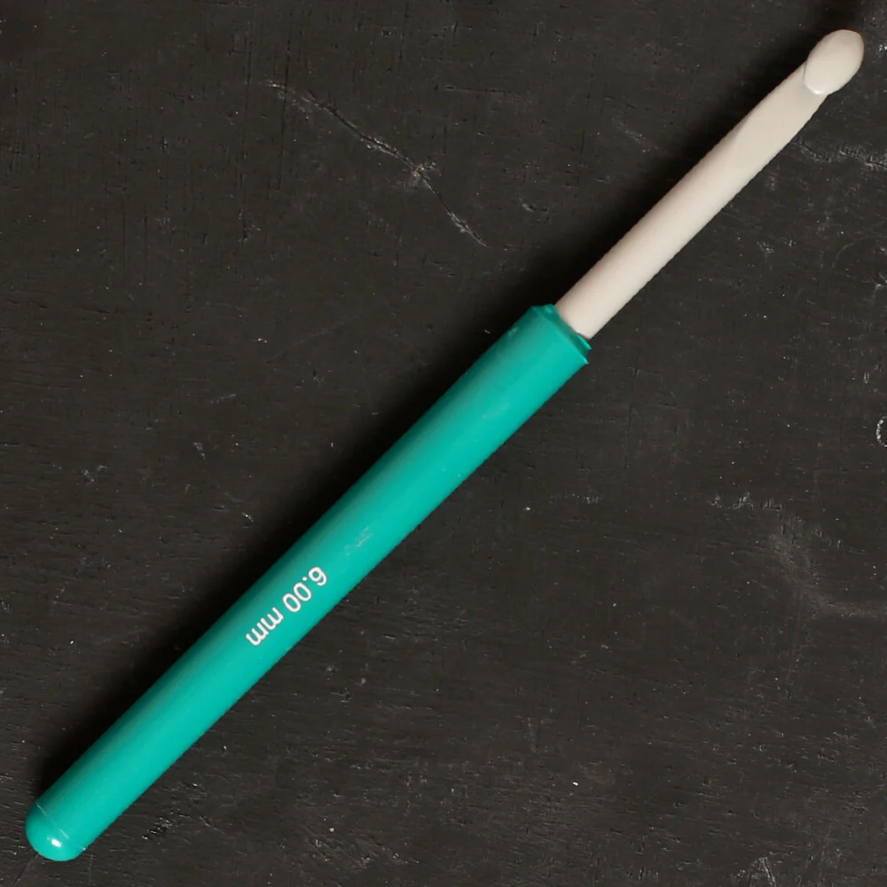 Pony 6 mm 14 cm Aluminium Crochet Hook, Green - 46609 - Image 2