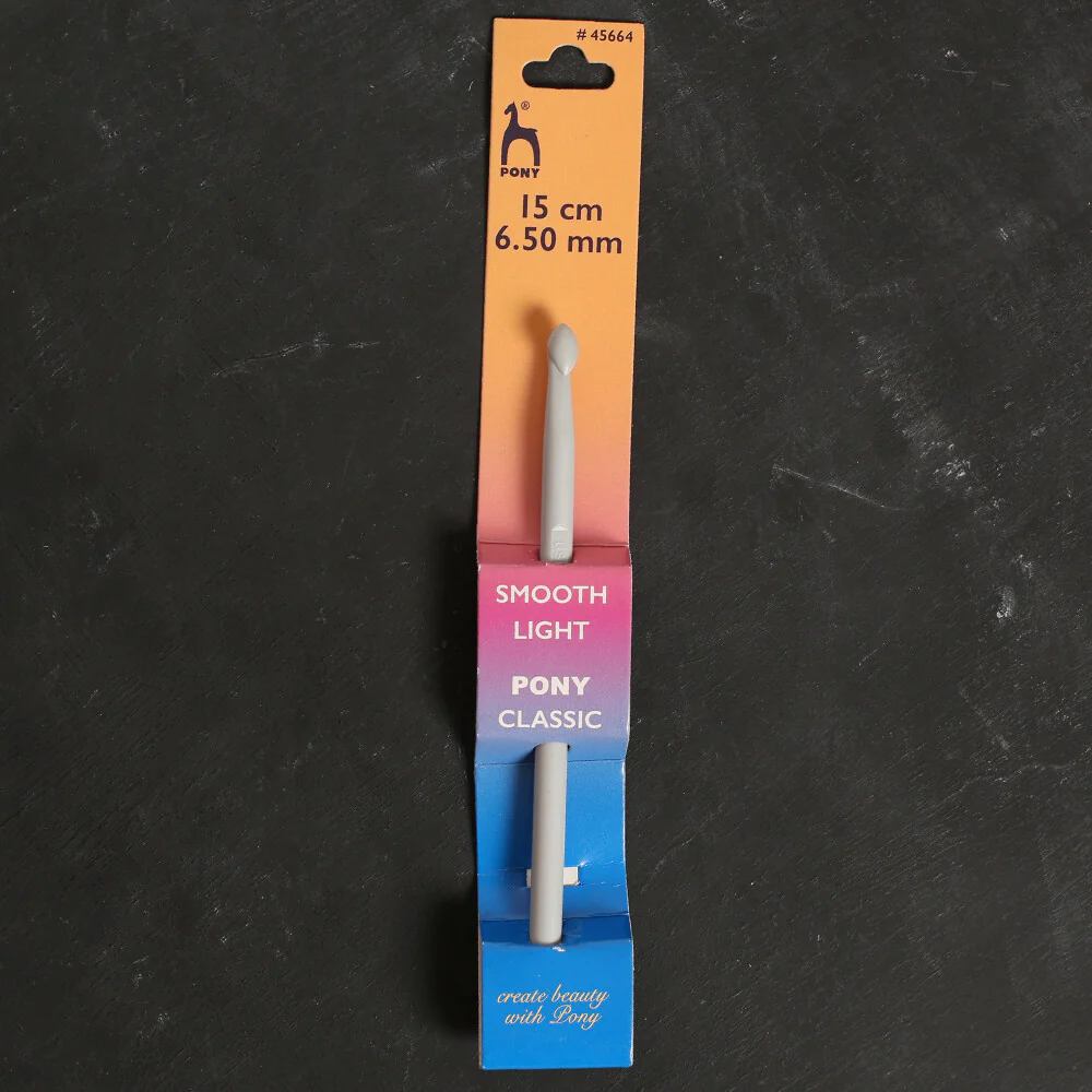 Pony 6.5 mm 15 cm ABS Plastic Crochet Hook - 45664