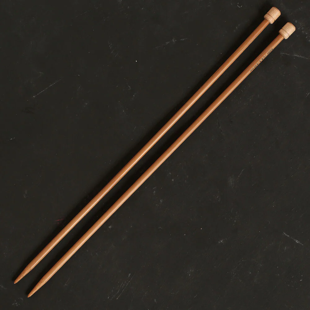 Pony Bamboo 5.5 mm 33 cm Bamboo Knitting Needles - 66812 - Image 2