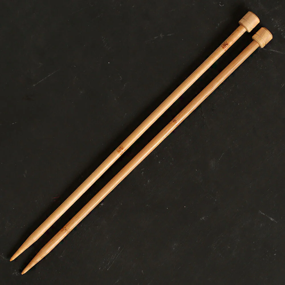 Pony Bamboo 8 mm 33 cm Bamboo Knitting Needles - 66817 - Image 2