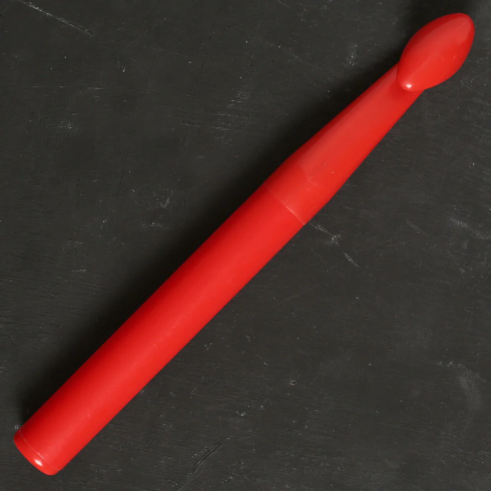 Pony Colour 20 mm 20 cm Plastic Crochet Hook, Red - 44372 - Image 2