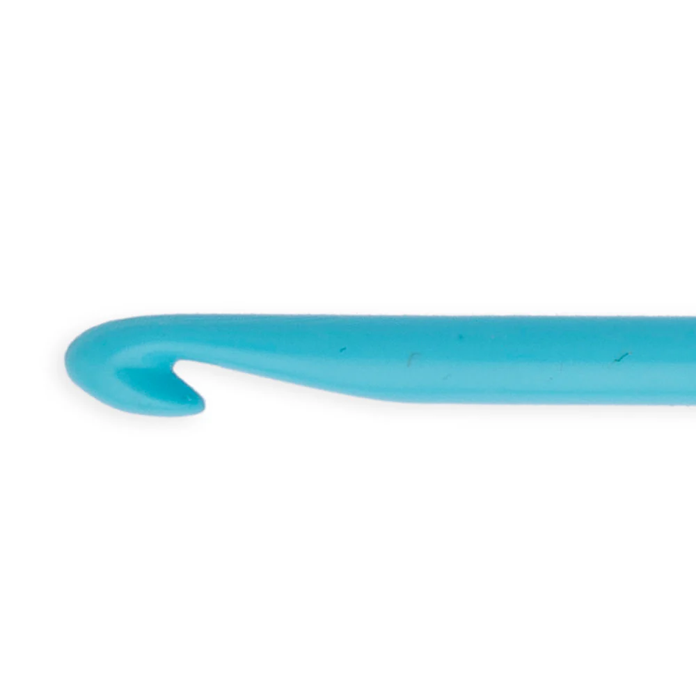 Pony Colour 5 mm 15 cm Plastic Crochet Hook, Blue - 44361 - Image 2
