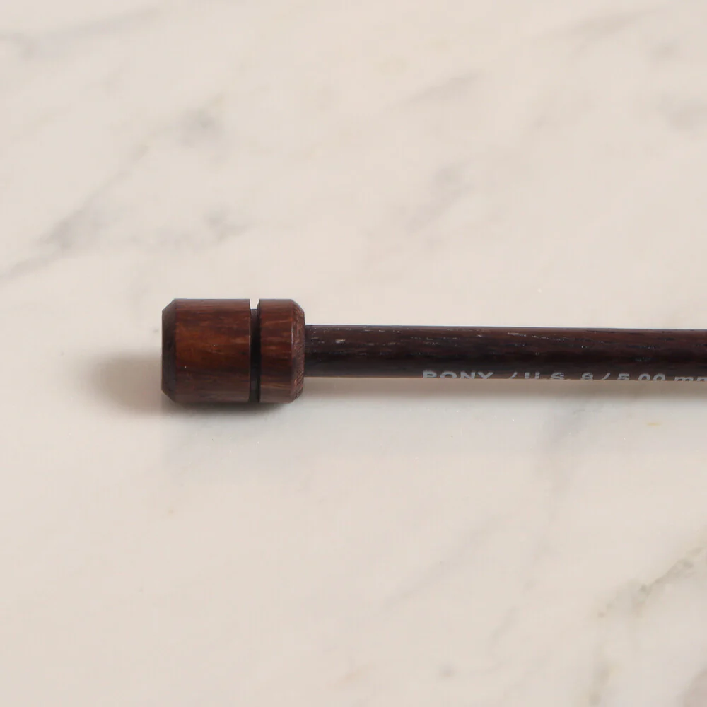 Pony Rosewood 5 mm 35 cm Rosewood Knitting Needles, 33811 - Image 3