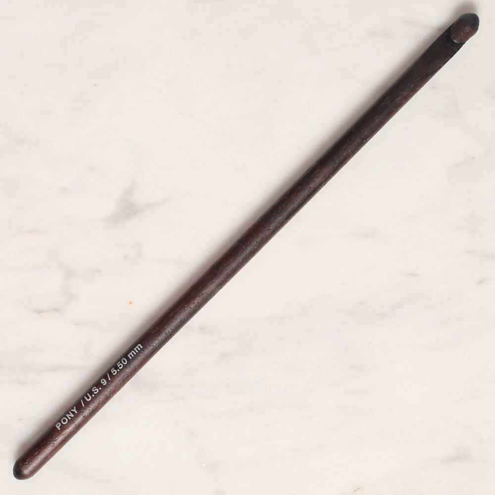 Pony Rosewood 5.5 mm 15 cm Rosewood Crochet Hook - 44904 - Image 2