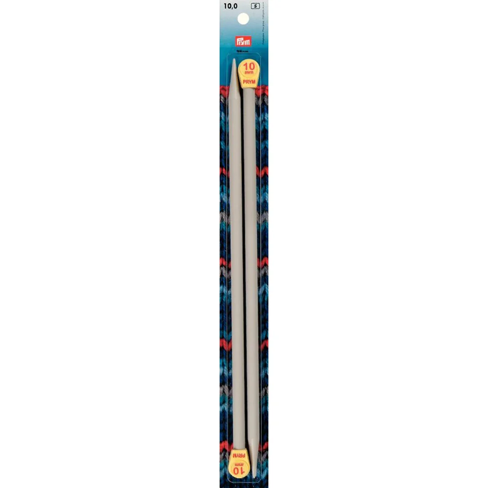 PRYM 10 mm 35 cm Aluminium Knitting Needles - 218221