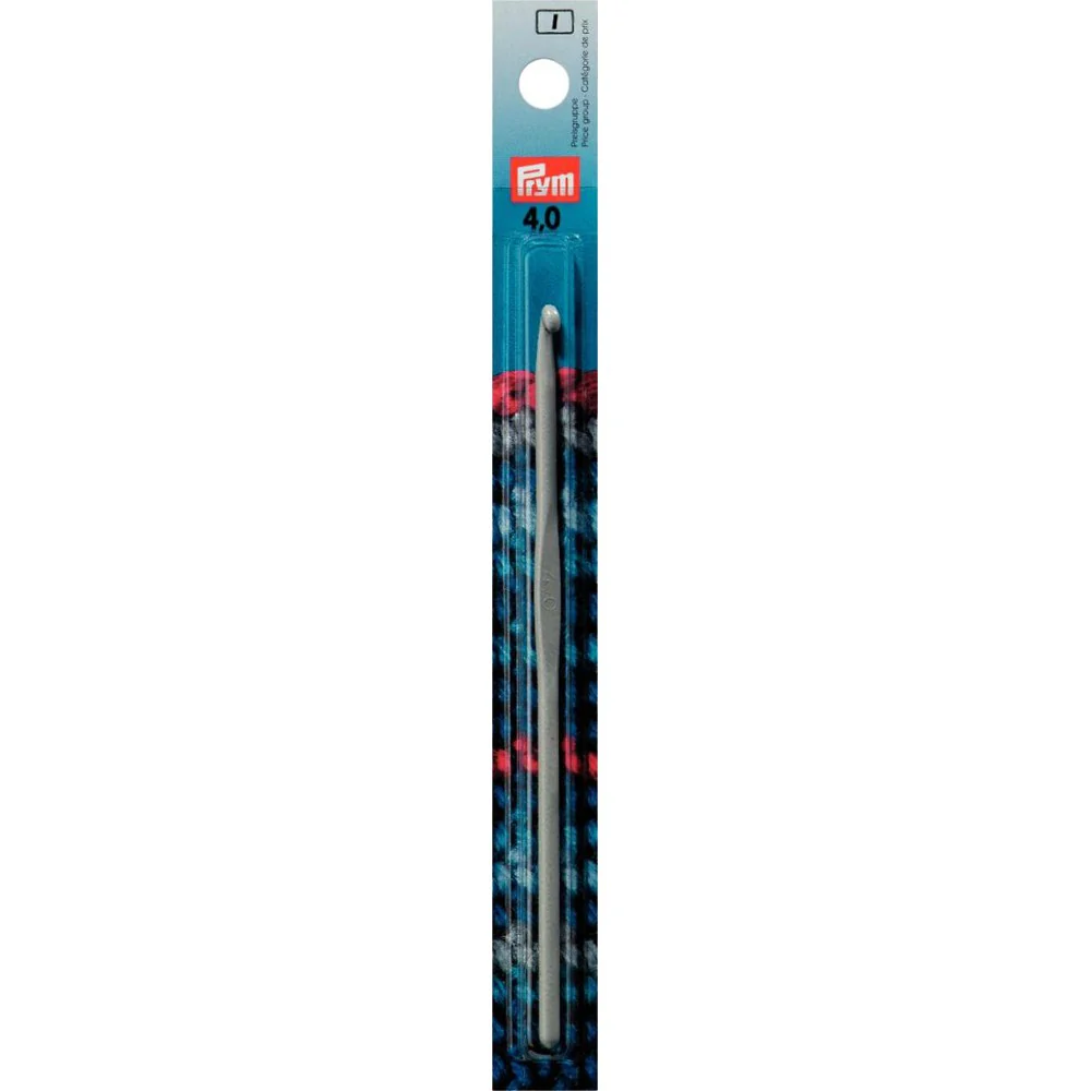 PRYM 4 mm 14 cm Aluminium Crochet Hook For Wool -195139
