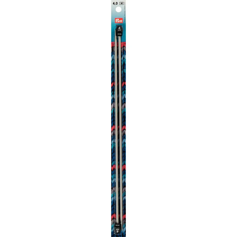 PRYM 4 mm 35 cm Aluminium Knitting Needles - 191465