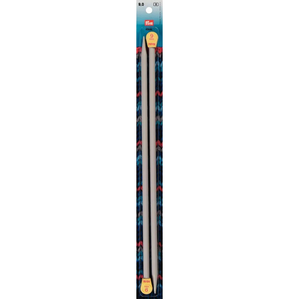 PRYM 9 mm 40 cm Aluminium Knitting Needles -  218231