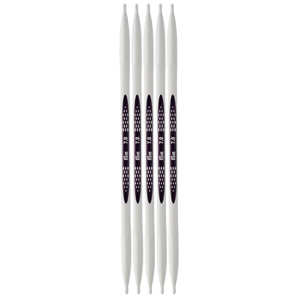 PRYM Ergonomics 7 mm 20 cm Double Pointed Knitting Needle, Set of 5 - 194209