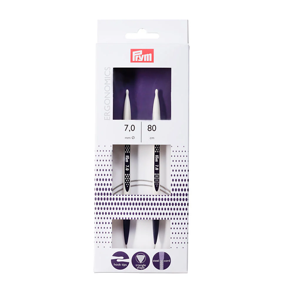 PRYM Ergonomics 7 mm 80 cm Circular Knitting Needle - 215810 - Image 2