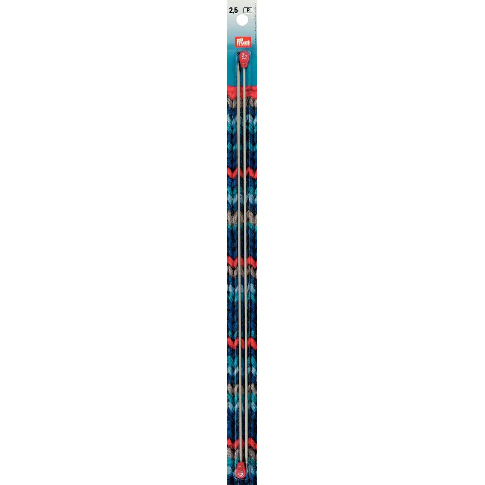 PRYM Quick Knit 2.5 mm 35 cm Knitting Needles with Knob - 191518