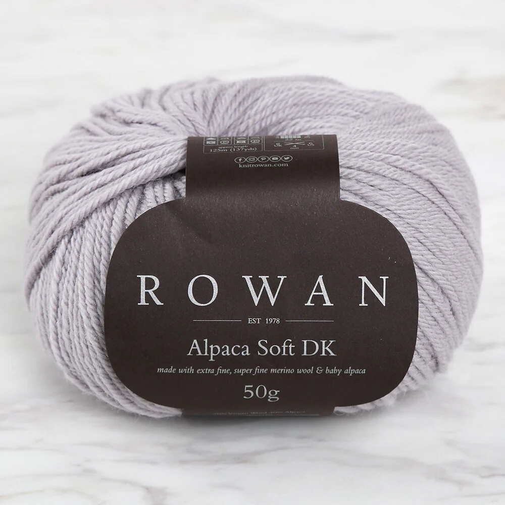 Rowan Alpaca Soft DK Yarn, Grey - 00231