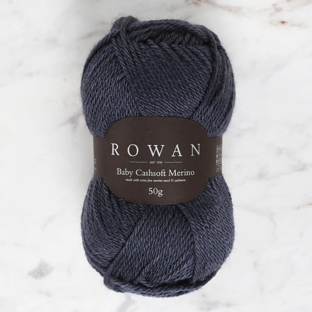 Rowan Baby Cashsoft Merino Yarn, Dark Grey - 00120