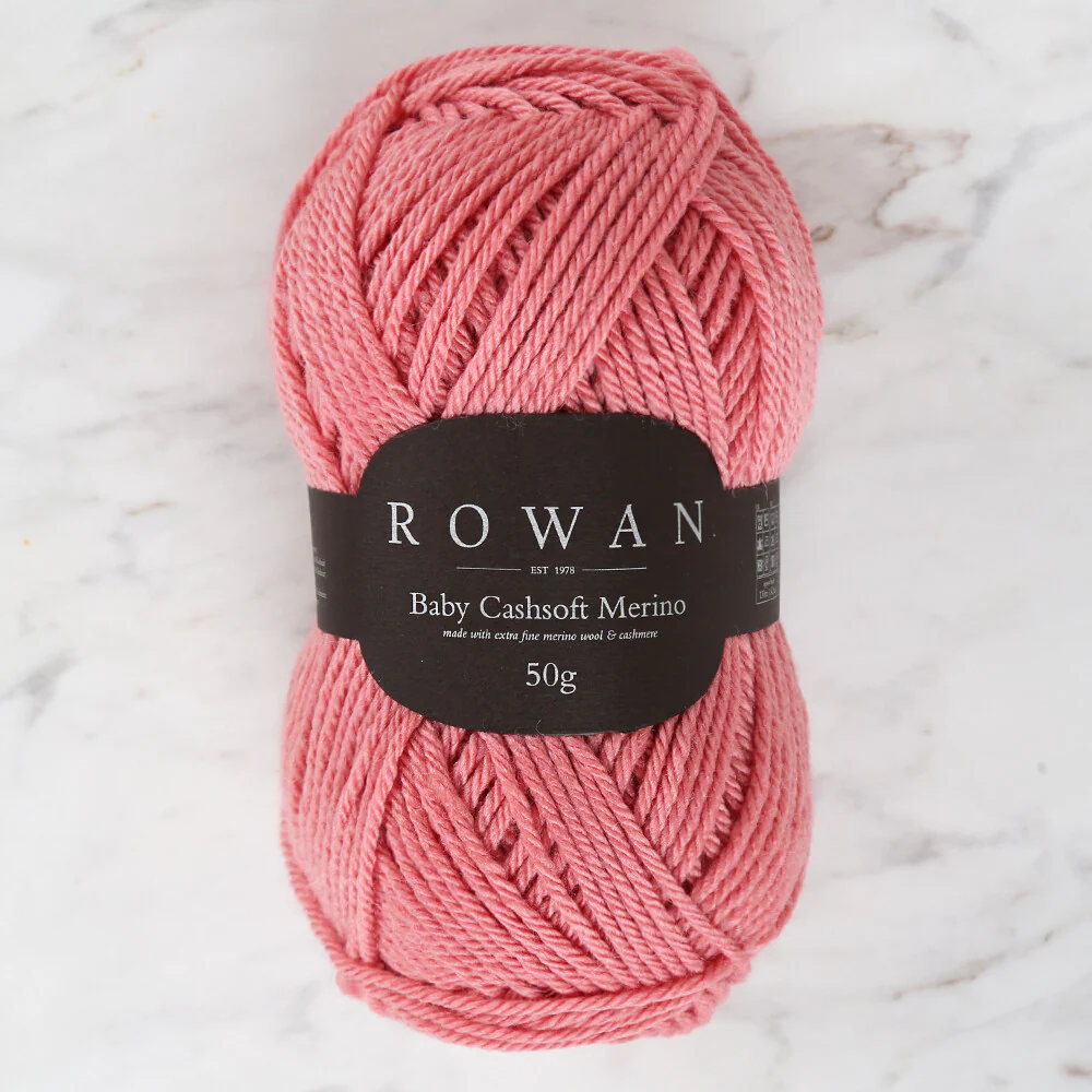 Rowan Baby Cashsoft Merino Yarn, Rose - 00122