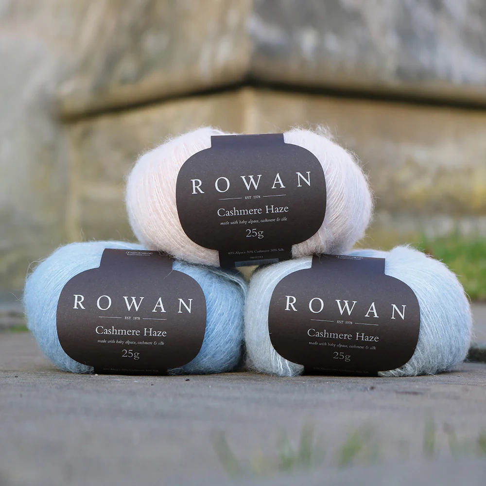 Rowan Cashmere Haze 25gr Hand Knitting Yarn, Green - 00708 - Image 5