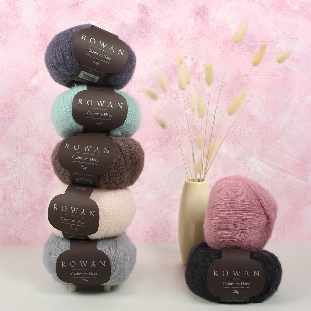 Rowan Cashmere Haze 25gr Hand Knitting Yarn, Navy blue - 00709 - Image 3