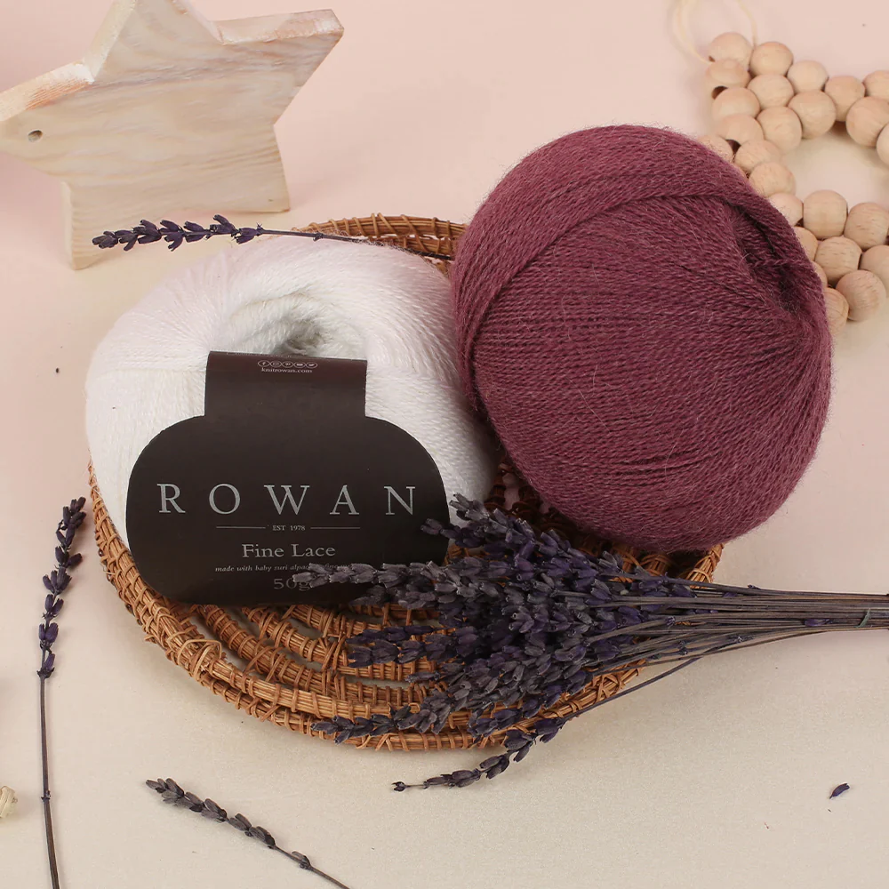 Rowan Fine Lace 50gr Hand Knitting Yarn, Purple - 00926 - Image 3