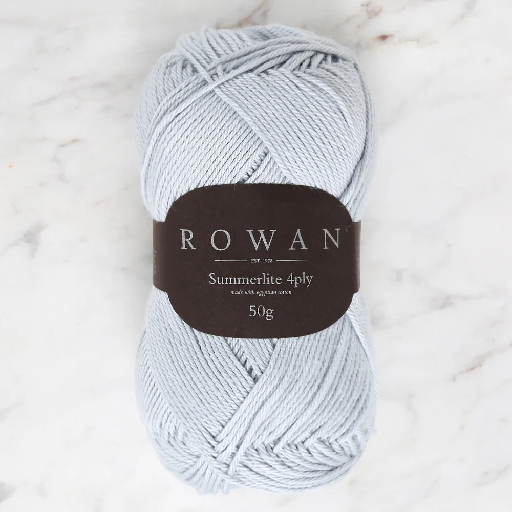 Rowan Summerlite 4Ply Yarn, Ice Blue - 00419