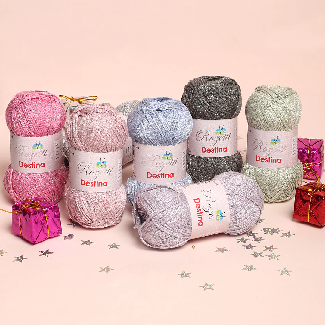 Rozetti Destina 50 gr Yarn, Baby Blue - 45016 - Image 3