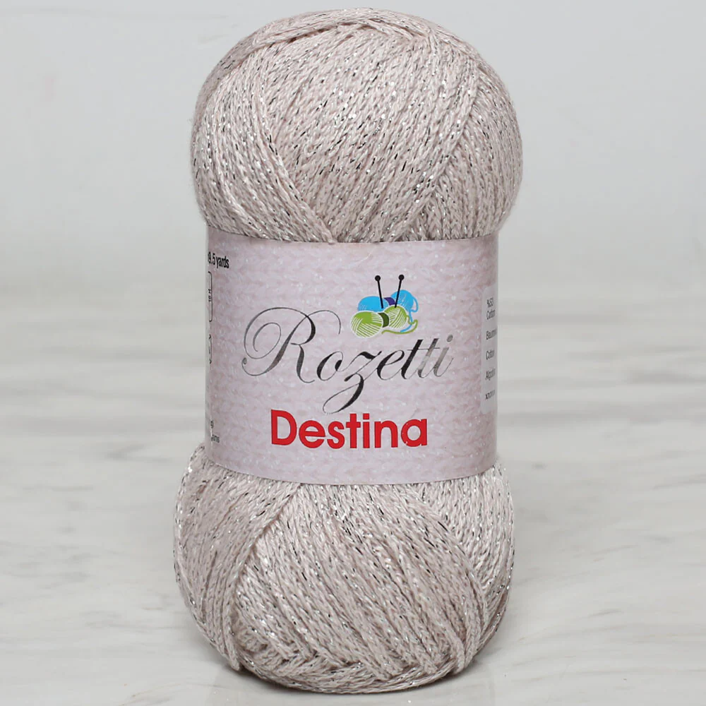 Rozetti Destina 50 gr Yarn, Beige - 45005