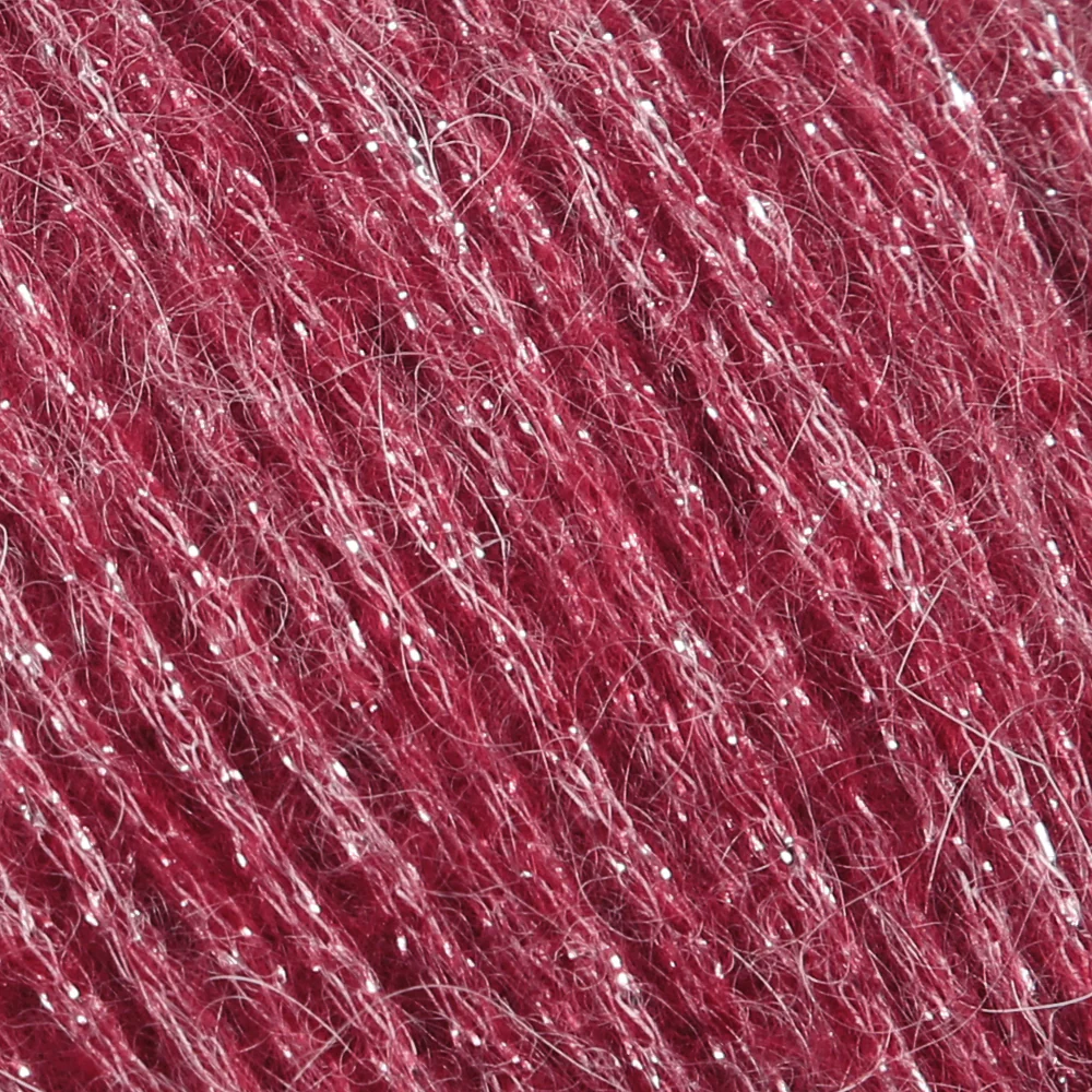 Rozetti Tılsım Glittery Hand Knitting Yarn Red - 362-06 - Image 2