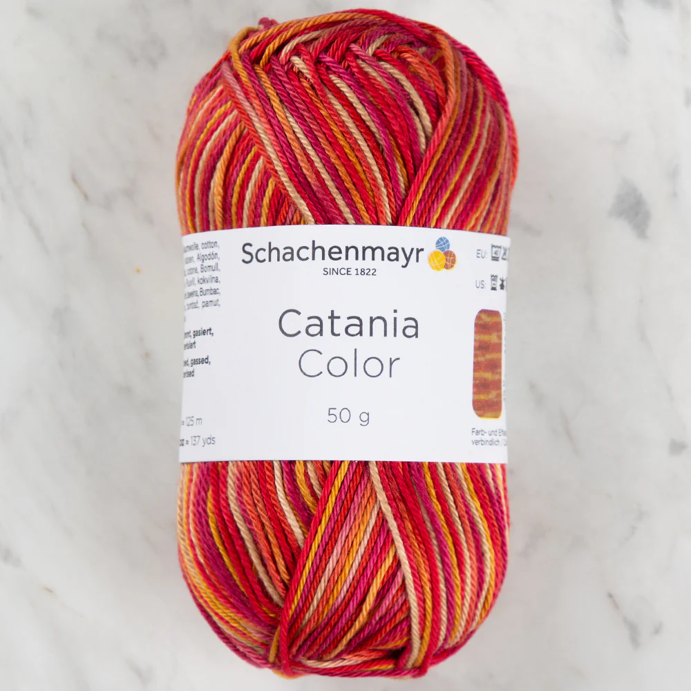 Schachenmayr Catania Color 50g Yarn, Variegated - 9801780-0237