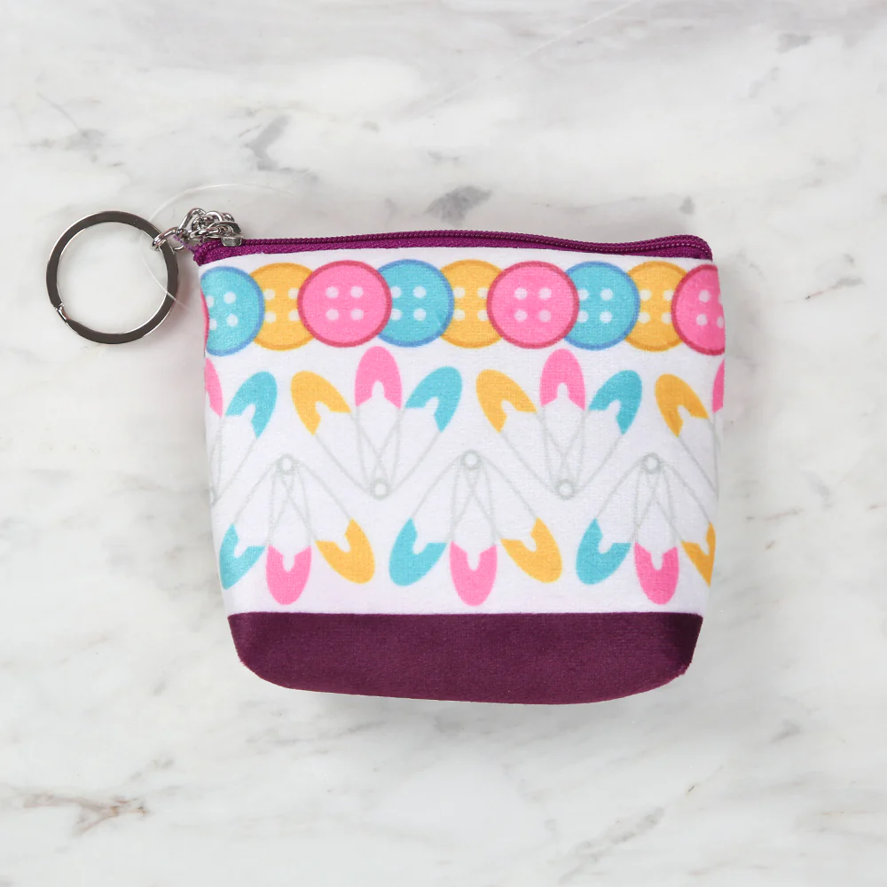 Sew Easy Fabric Wallet Purple - 4646