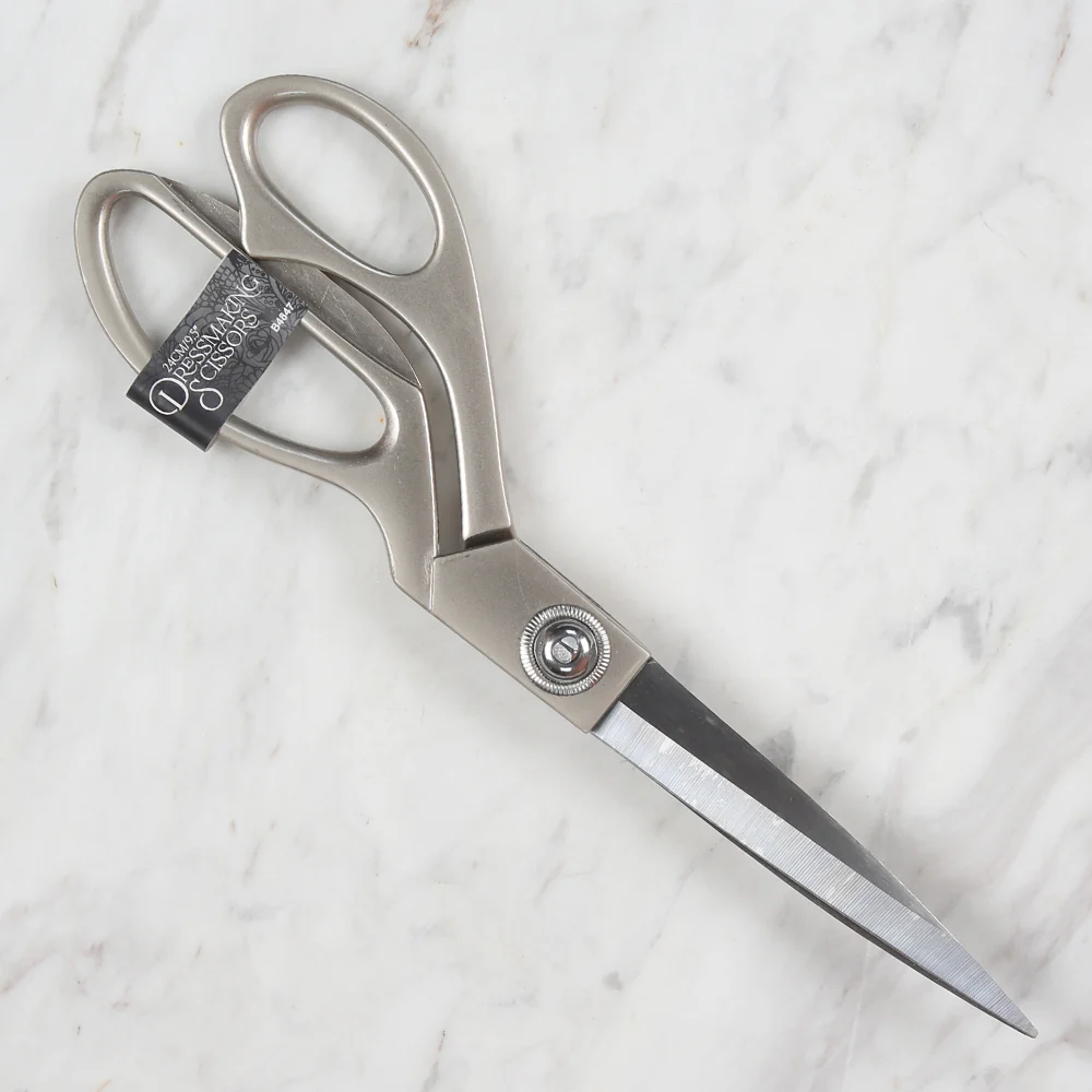 Sew Tasty Tailor Fabric Scissors Matt Silver B4847