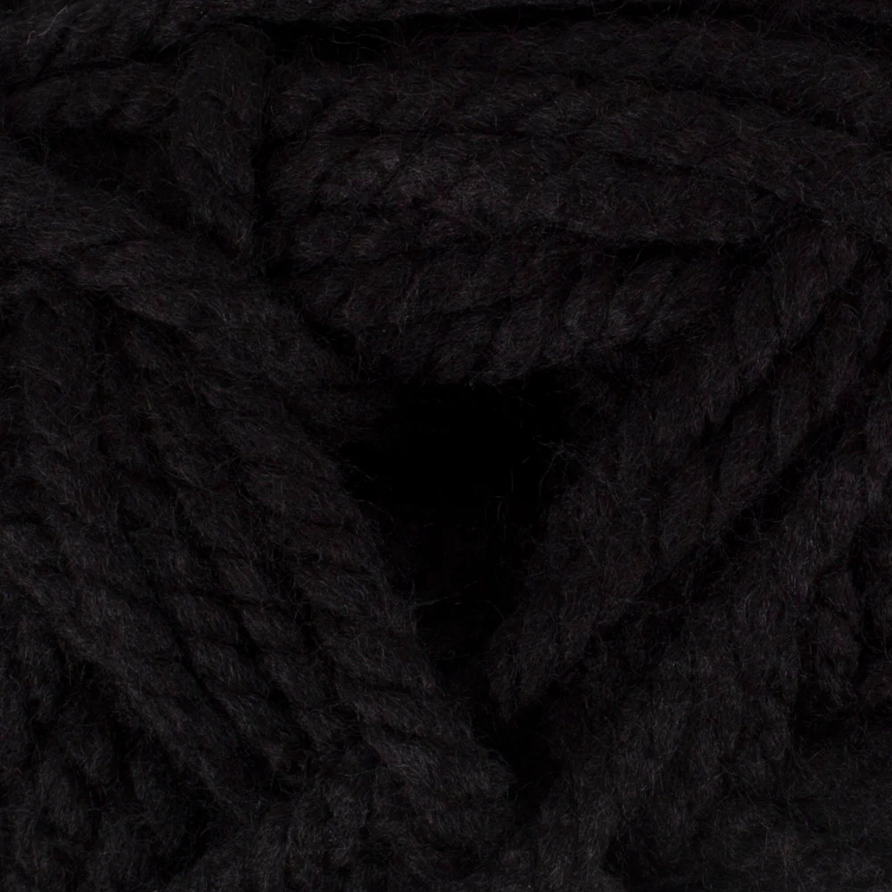Schachenmayr Bravo Big Originas 200 gr Knitting Yarn, Black - 9807705 - 00199 - Image 3