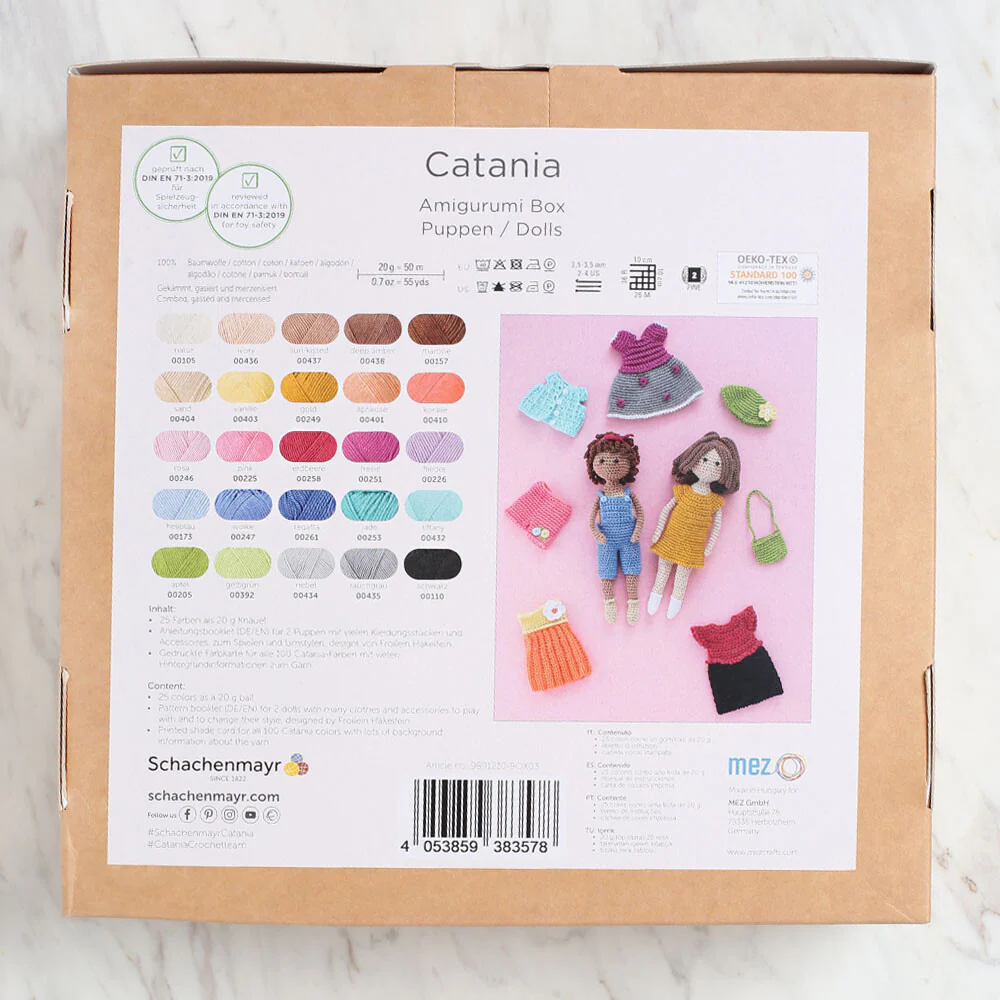 Schachenmayr Catania Amigurumi Set Dolls 9891210-BOX03 - Image 4