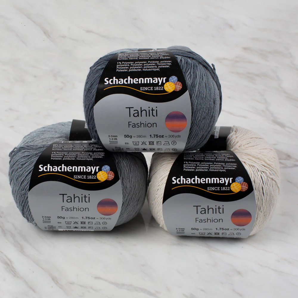Schachenmayr Fashion Tahiti 50 gr Knitting Yarn, Variegated - 9811776 - 07614 - Image 4