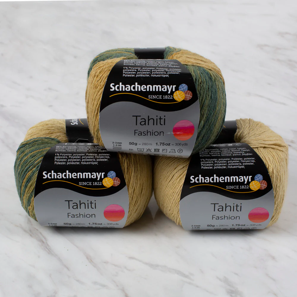 Schachenmayr Fashion Tahiti 50 gr Knitting Yarn, Variegated - 9811776 - 07692 - Image 4