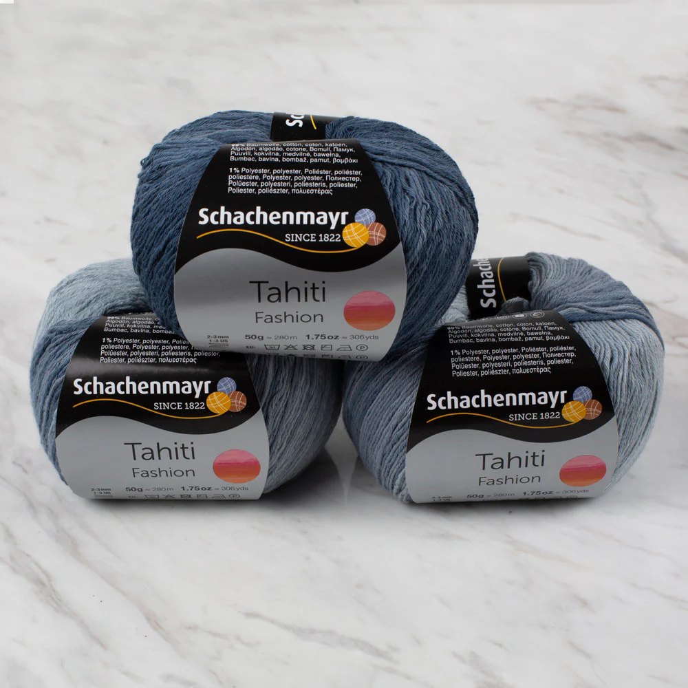 Schachenmayr Fashion Tahiti 50 gr Knitting Yarn, Variegated - 9811776 - 07693 - Image 2
