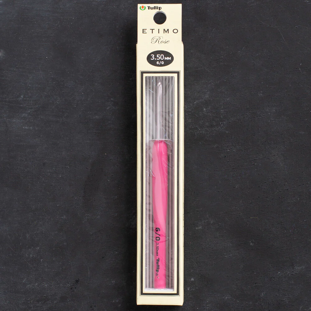Tulip Etimo Rose 3.5 mm 14 cm Crochet Hook with Soft Cushion- TER-07e
