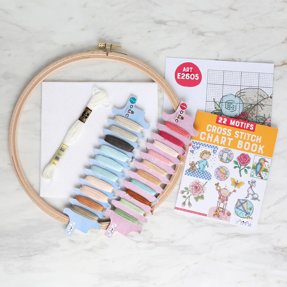 Tuva Cross Stitch Kit, Best Friends - E2605 - Image 3