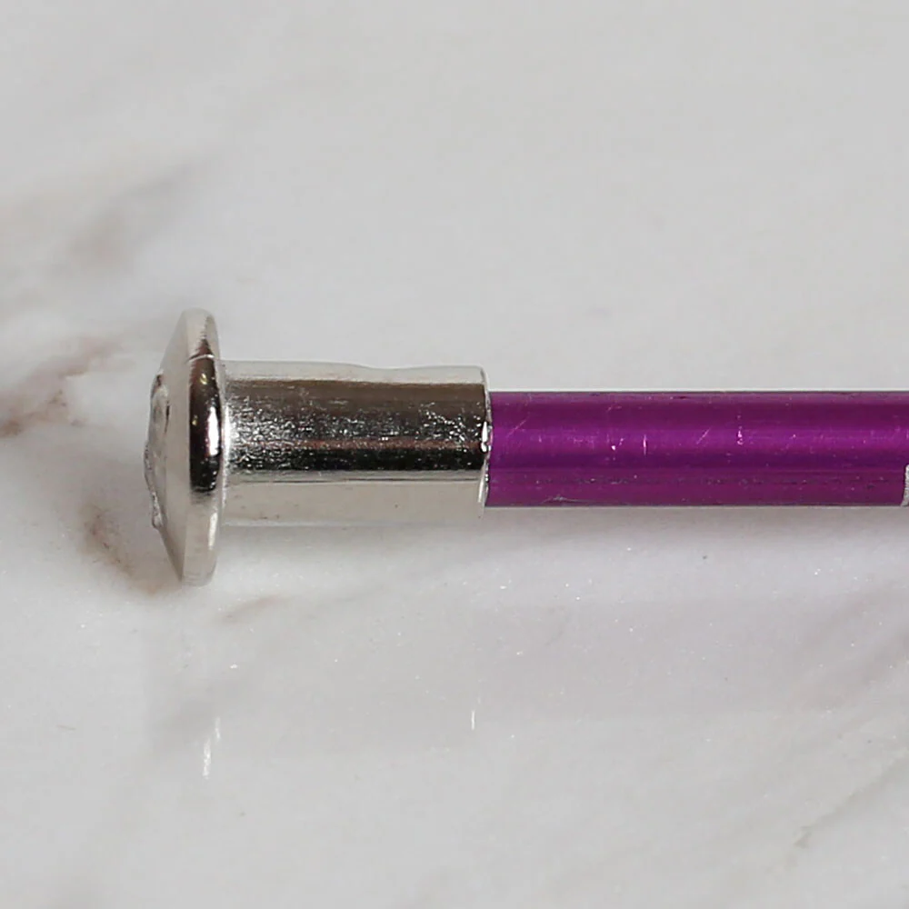 Yabalı 3.5mm 35 cm Crochet Hook with Measure, Purple - YBL-348 - Image 4