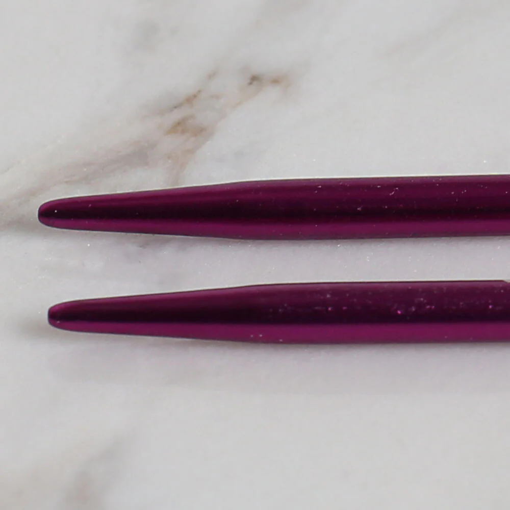 Yabalı 3.5mm 35 cm Knitting Needle with Measure, Purple - YBL-347 - Image 3