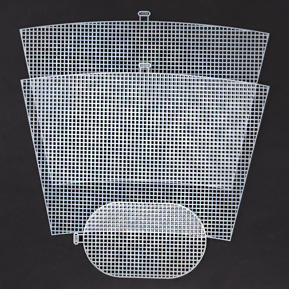 Yabalı 40x26 cm Plastic Purse Canvas, White - Image 2