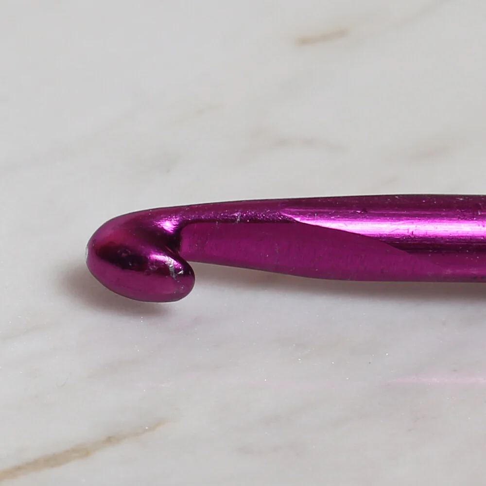 Yabalı 6mm 35 cm Crochet Hook with Measure, Purple - YBL-348 - Image 3