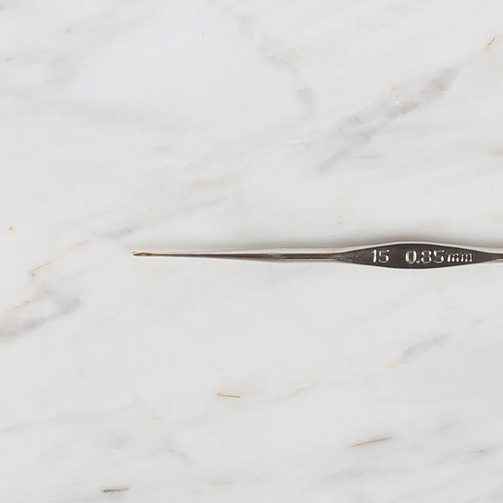 Yabalı Golden Tip Metal Handle No. 15 0.85mm Crochet Hook - Image 2