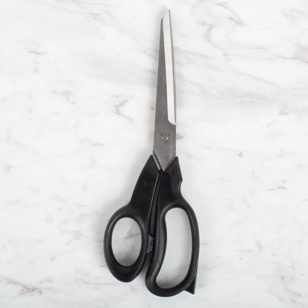 Yabalı Plastic Handle Titanium Scissors, Black YBL - 071 / no. 5 - Image 2