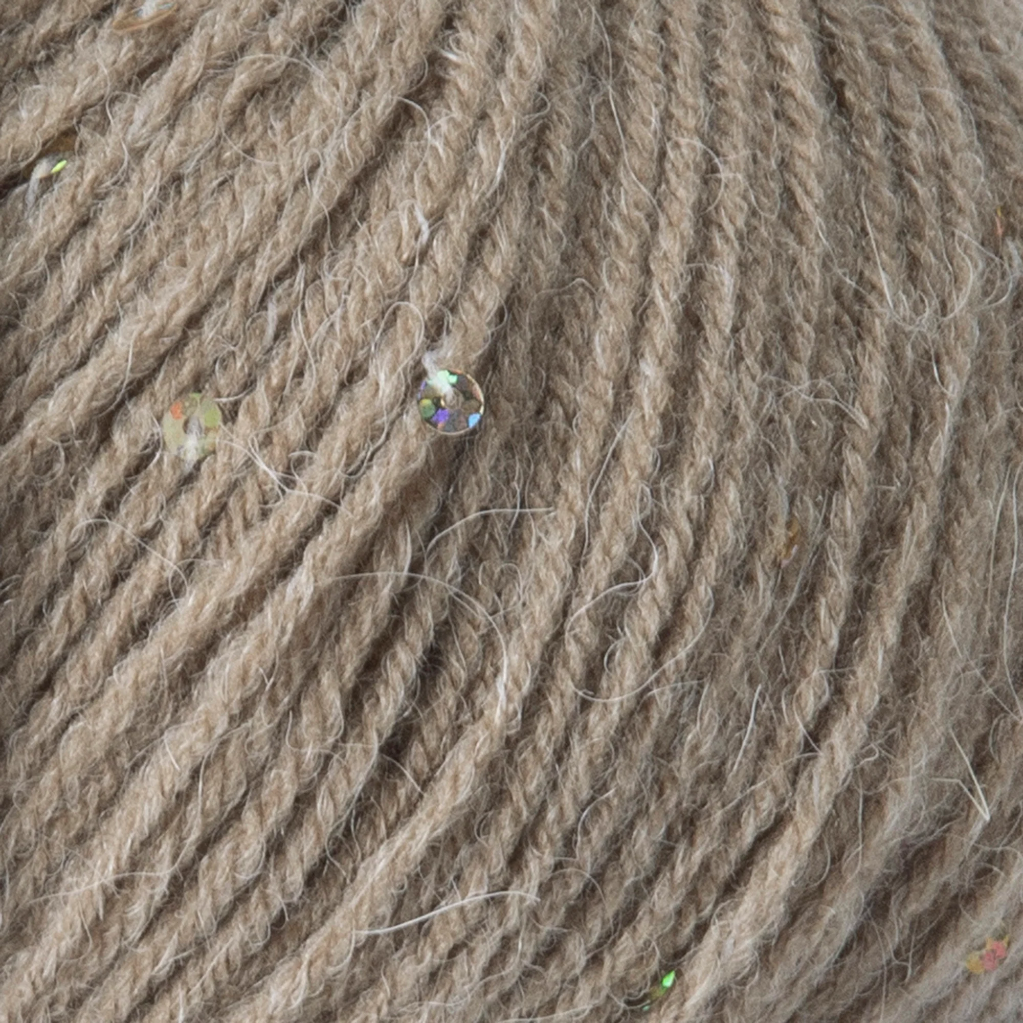 YarnArt Alpaca Gold Paillettes Hand Knitting Yarn , Beige - 9316 - Image 2